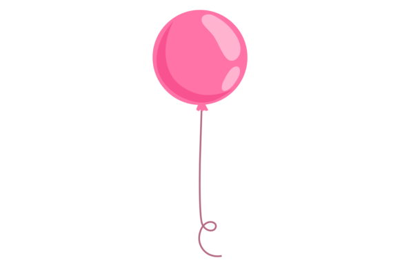 Download Pink Balloon Color Icon. Holiday Party D - Balloon Collection