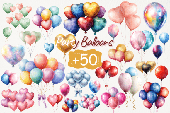 Download Party Balloons Clipart Png - Balloon Collection