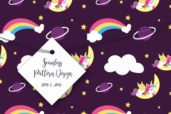 Download Unicorn Digital Paper Graphic - Graphic Collection
