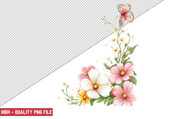 Download Flower Border Clipart Sublimation - Premium Resources