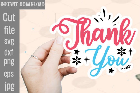 Download Thank You SVG Stickers - Stickers Collection