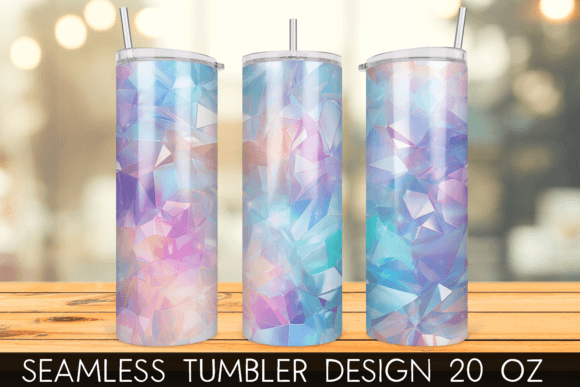 Download Holographic Crystal Tumbler Sublimation - Graphic Collection