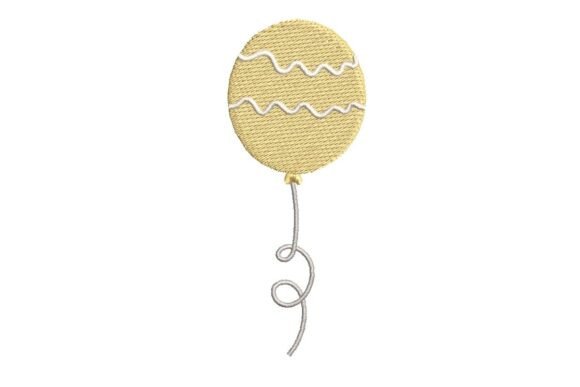 Download Whimsical Squiggle Balloon Embroidery Design - Balloon Collection