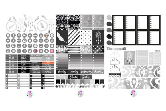 Download Boho Stickers, ECLP Digital Stickers - Stickers Collection