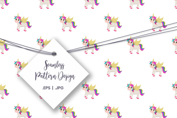Download Unicorn Digital Paper Graphic - Graphic Collection