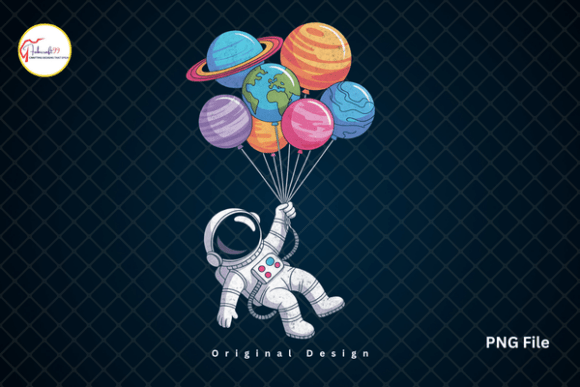 Download Astronaut Planet Balloons PNG, Space PNG - Balloon Collection